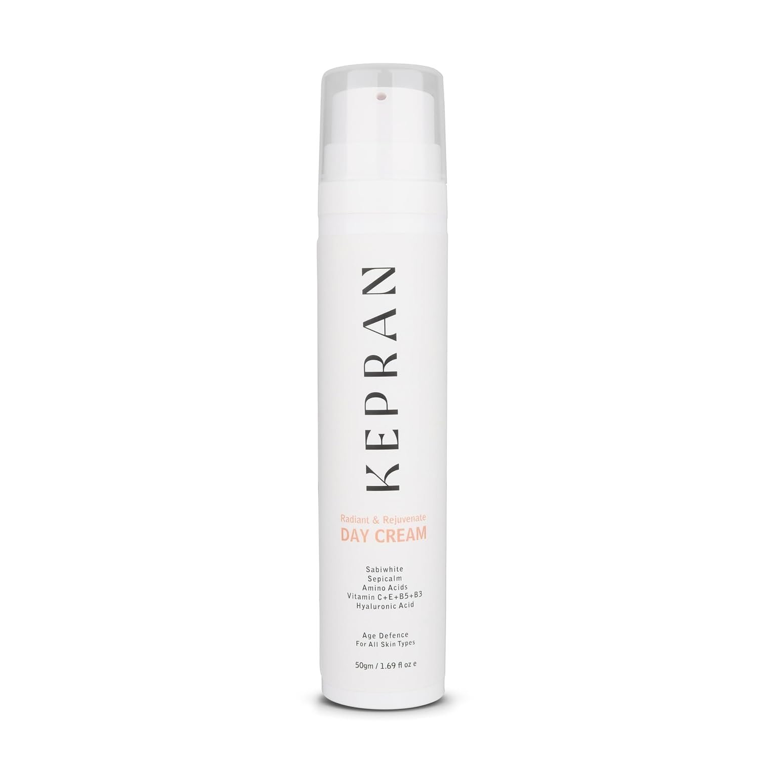 Radiant & Rejuvenate Day Cream with Hyaluronic Acid and Vitamins, 50ml
