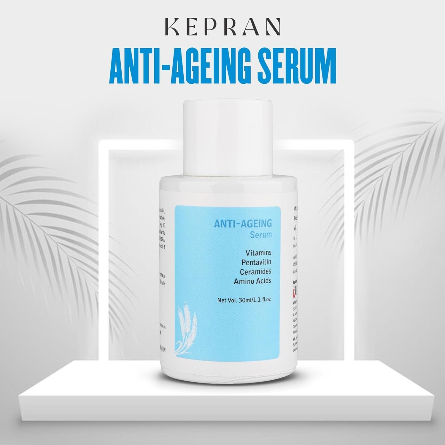 Anti-Ageing Serum with Vitamins, Pentavitin, Ceramides, Amino Acids, 30ml