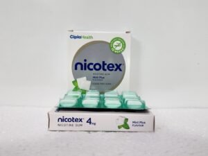 Nicotex nicotin gum mint flavor