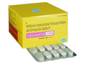 Glimepiride 3 mg+ Metformin 850 mg