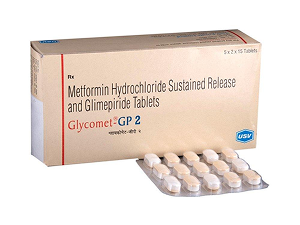 Glimepiride 2 mg+ Metformin 500 mg