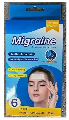 Migraine Cooling Headache Patch
